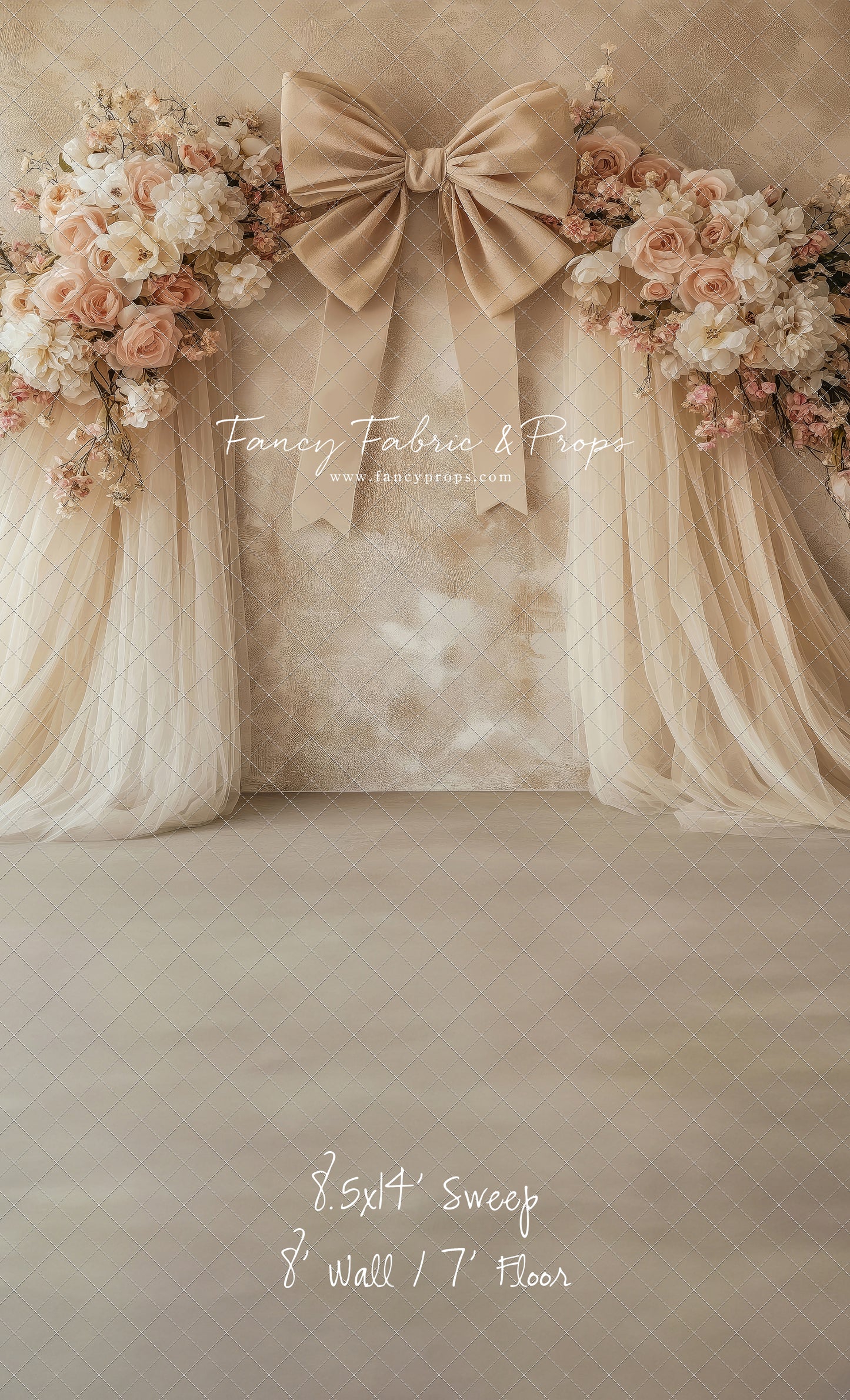 Ribboned Bloom  - With Sweep Option