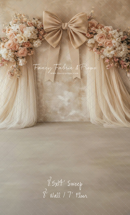 Ribboned Bloom  - With Sweep Option