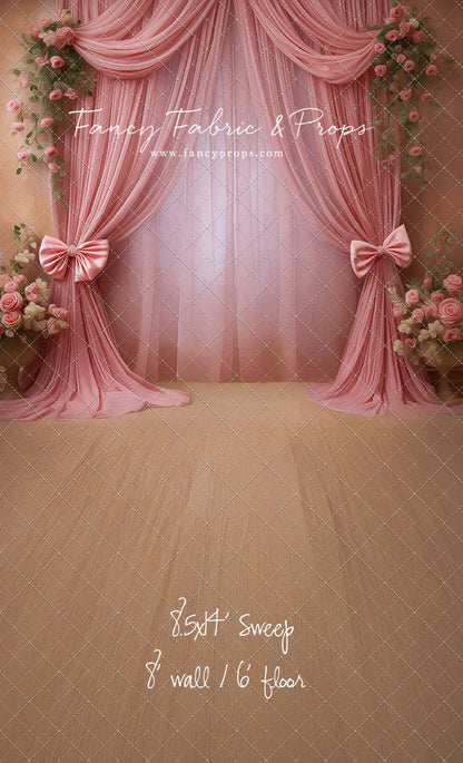 Rose Drapes - With Sweep Option