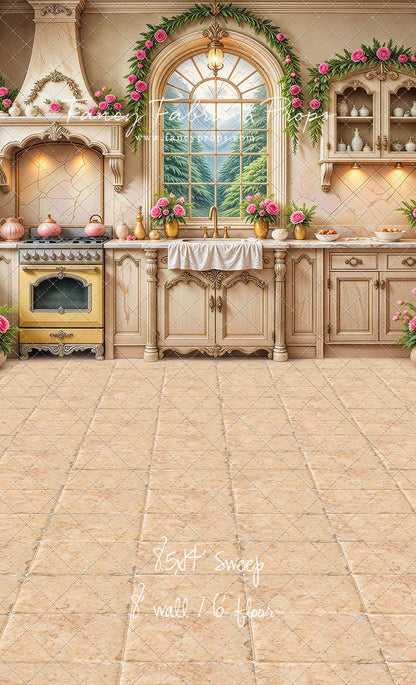 Rosewood Cottage Kitchen - With Sweep Option