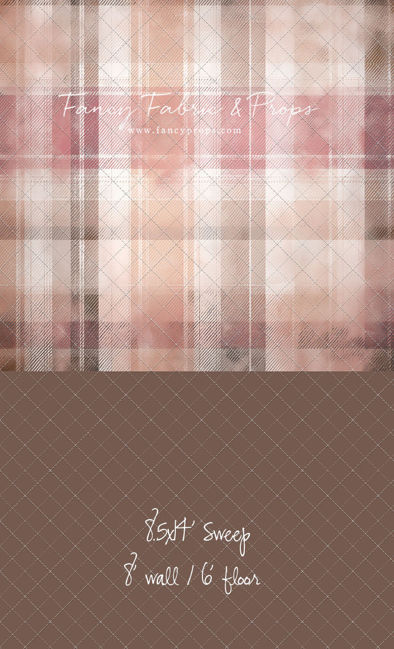 Rosewood Plaid - With Sweep Option