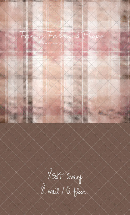 Rosewood Plaid - With Sweep Option