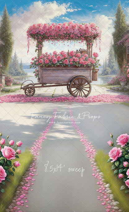 Rosy Blossom Cart - With Sweep Option