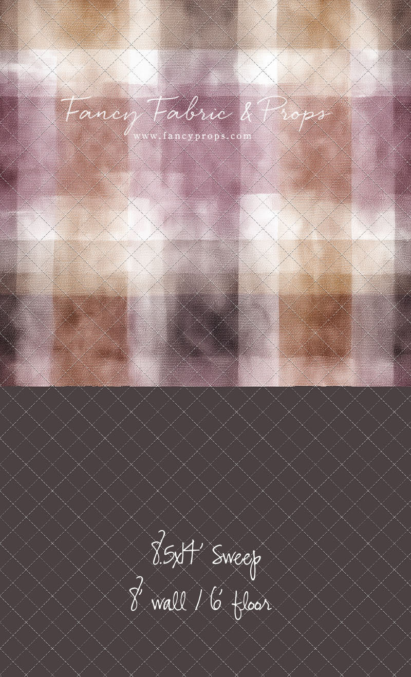 Rustic Plum Plaid - With Sweep Option