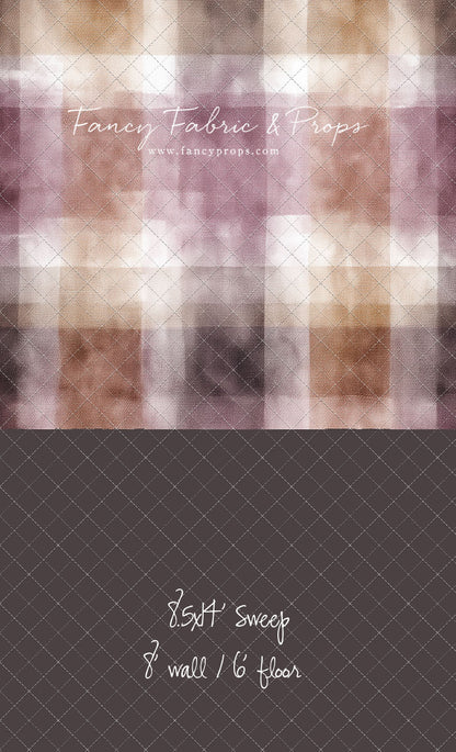 Rustic Plum Plaid - With Sweep Option
