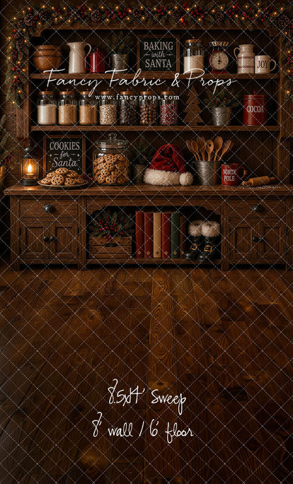 Santa's Cookie Cupboard - With Sweep Option
