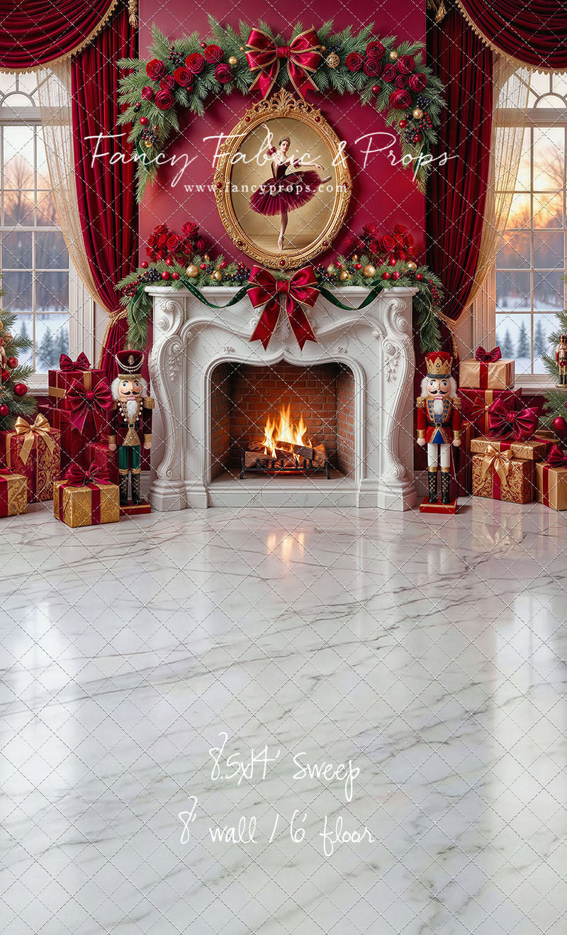 Scarlet Ballerina Christmas - with Sweep Option