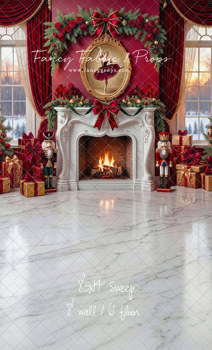 Scarlet Ballerina Christmas - with Sweep Option