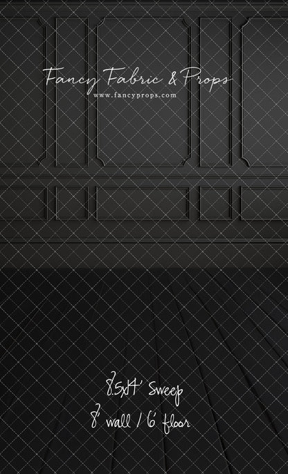 Simple Matte Black Wall - With Sweep Option