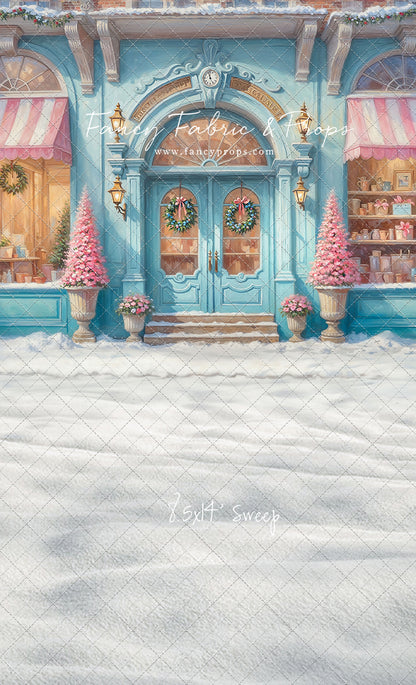 Snow-Kissed Winter Market - With Sweep Option