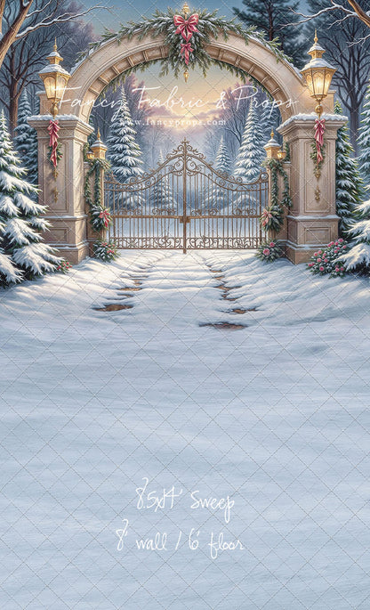 Snowfall At The Estate - with Sweep Option