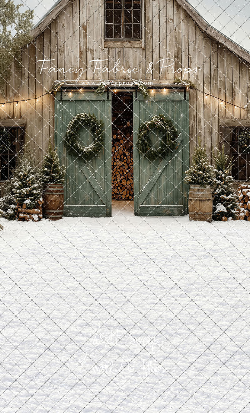 Snowfall Barn - with Sweep Option
