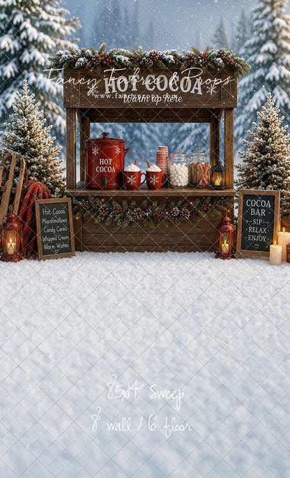 Snowflake Cocoa Station - With Sweep Option