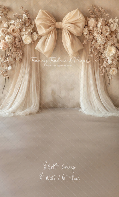 Soft Bow & Tulle - With Sweep Option