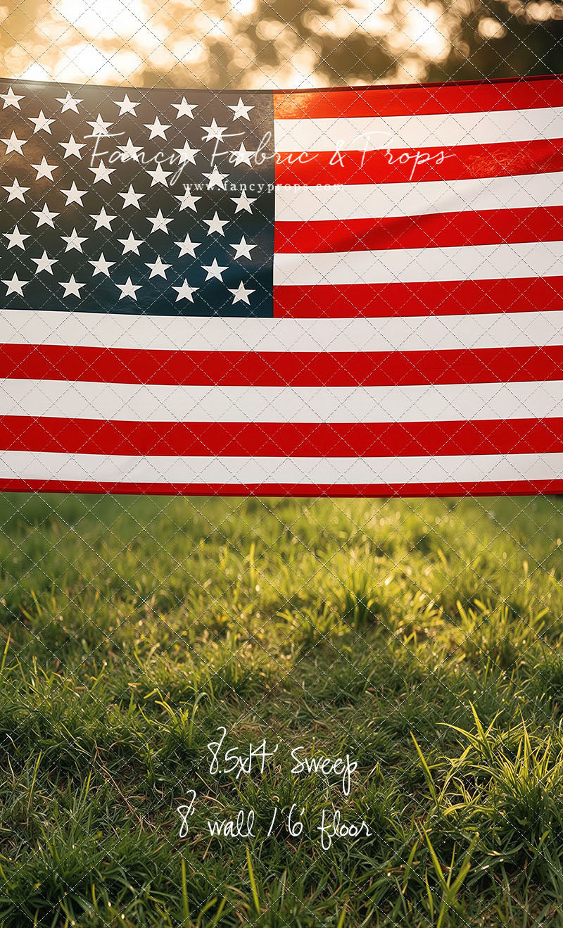 Stars & Stripes Sunset - With Sweep Option