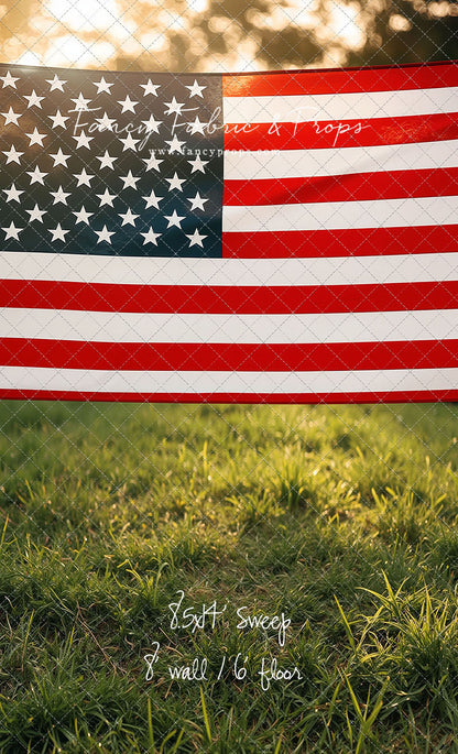 Stars & Stripes Sunset - With Sweep Option
