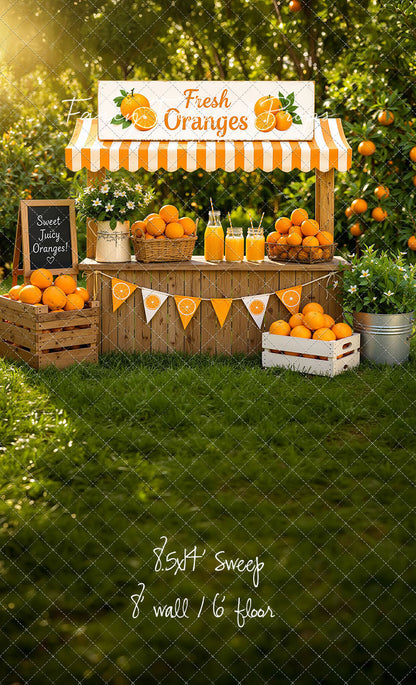 Sunshine Orange Stand - With Sweep Option