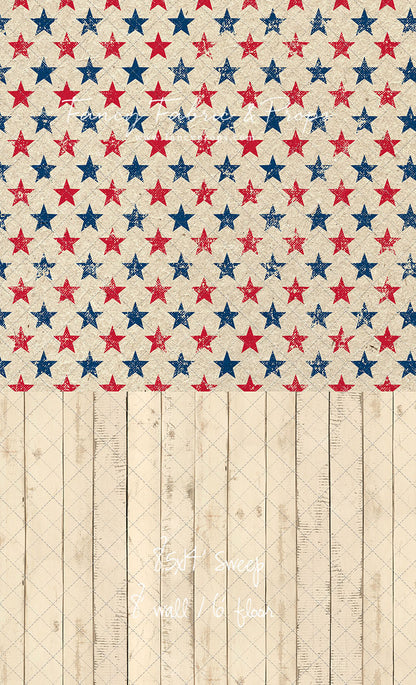 Americana Charm - With Narrow Amanda Cream Wood Floor Sweep Option