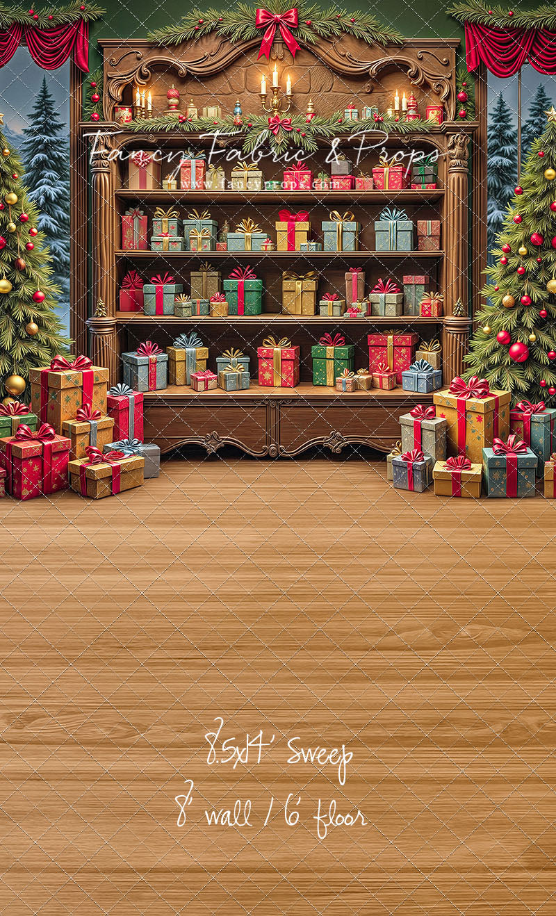 The Christmas Curio Cabinet - with Sweep Option