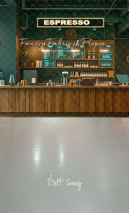The Coffee Spot - White Floor Version - With Sweep Option