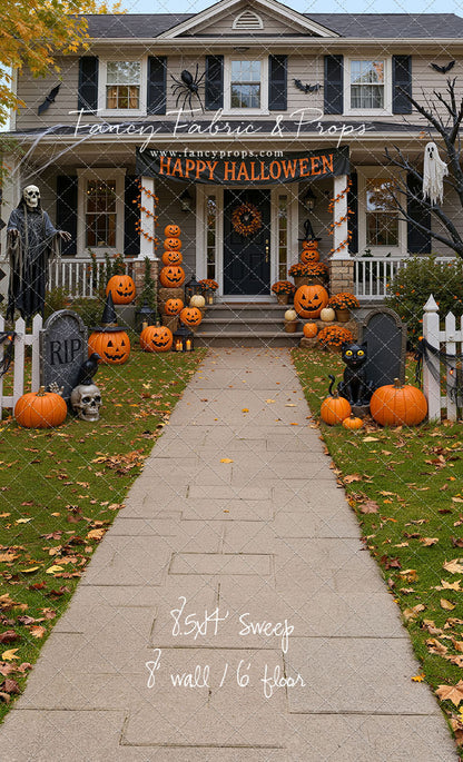 Trick or Treat Stop - With Sweep Option
