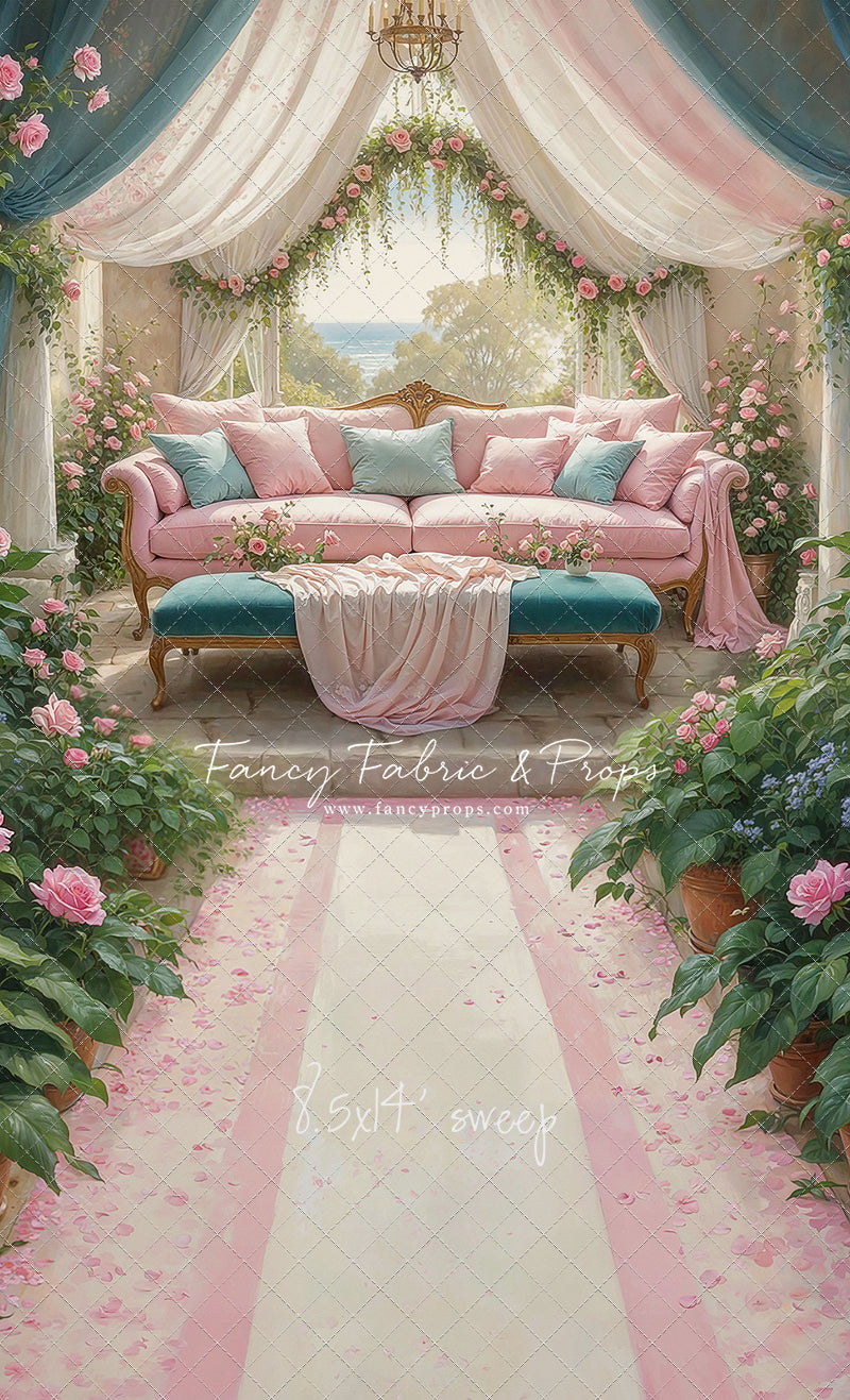 Versailles Rose Terrace - With Sweep Option