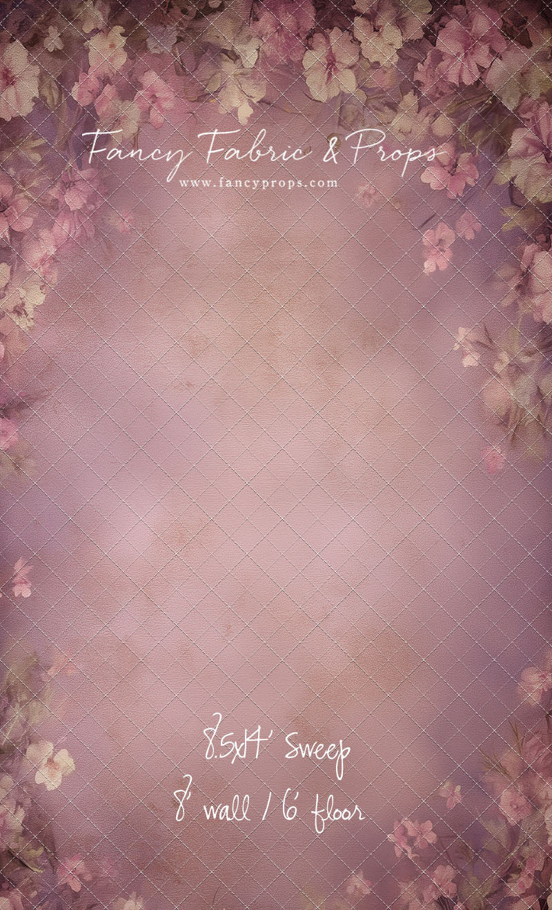 Vintage Mauve Petals - With Sweep Option