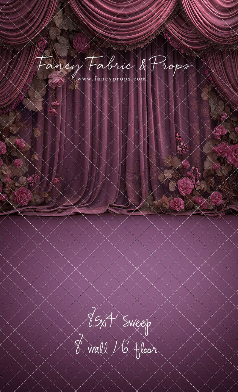 Vintage Plum Romance - With Sweep Option