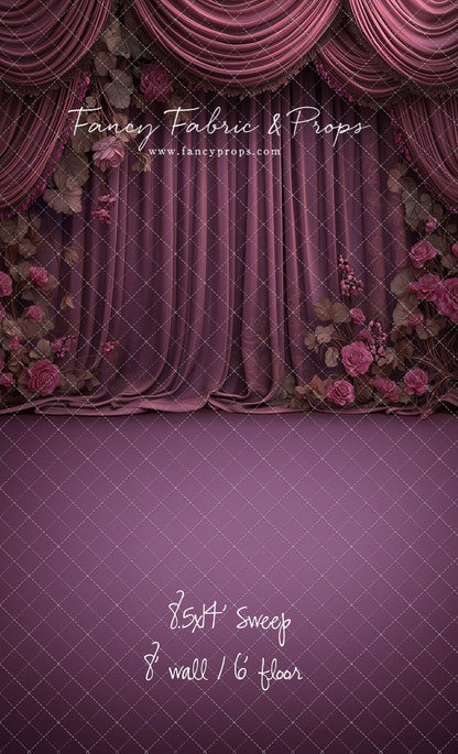 Vintage Plum Romance - With Sweep Option
