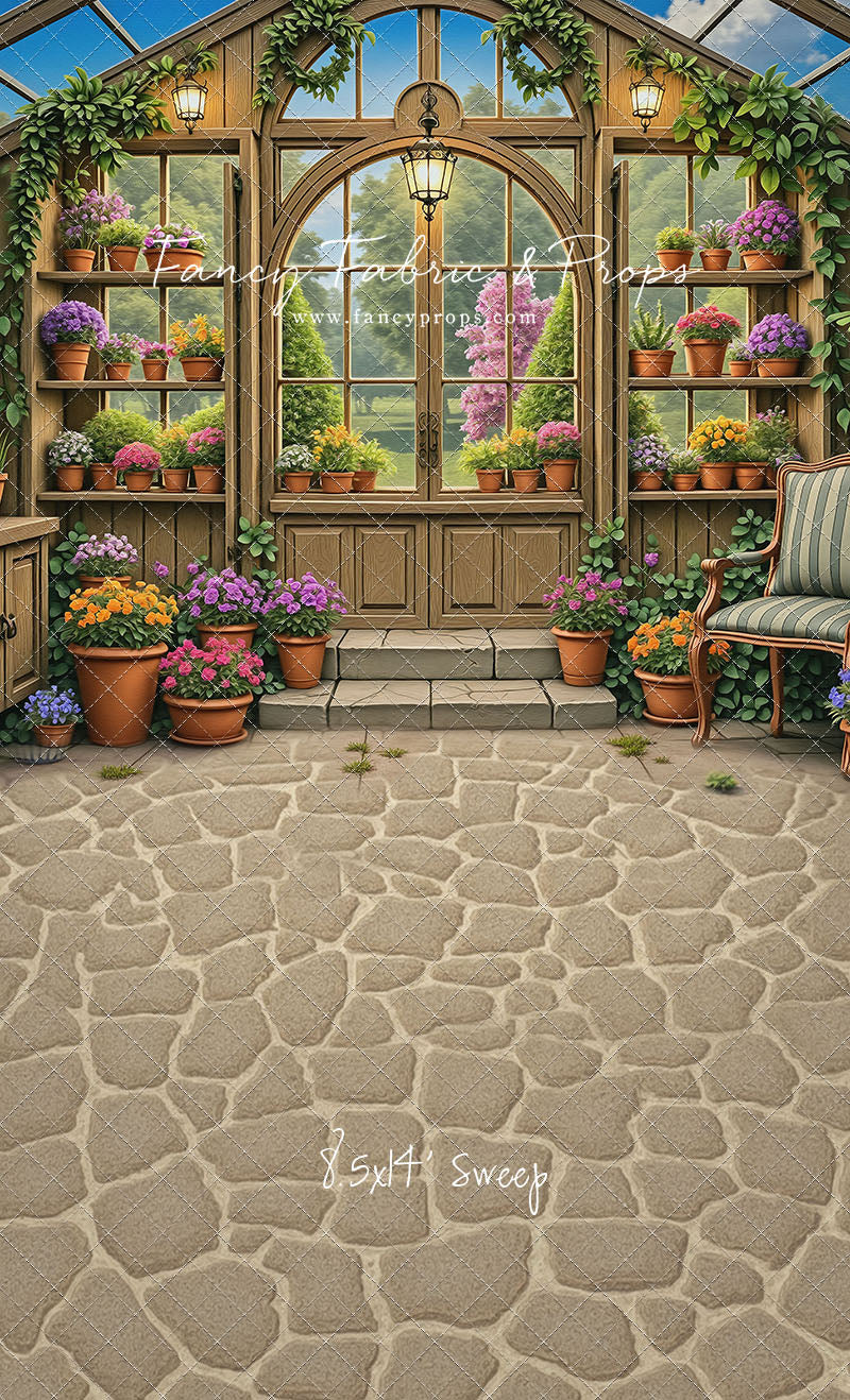Violet Lavender Greenhouse - With Sweep Option