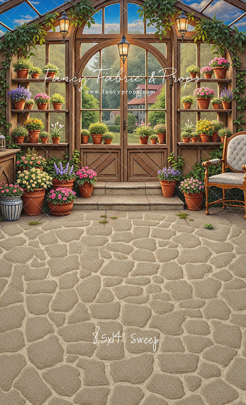 Vivid Blooming Greenhouse - With Sweep Option