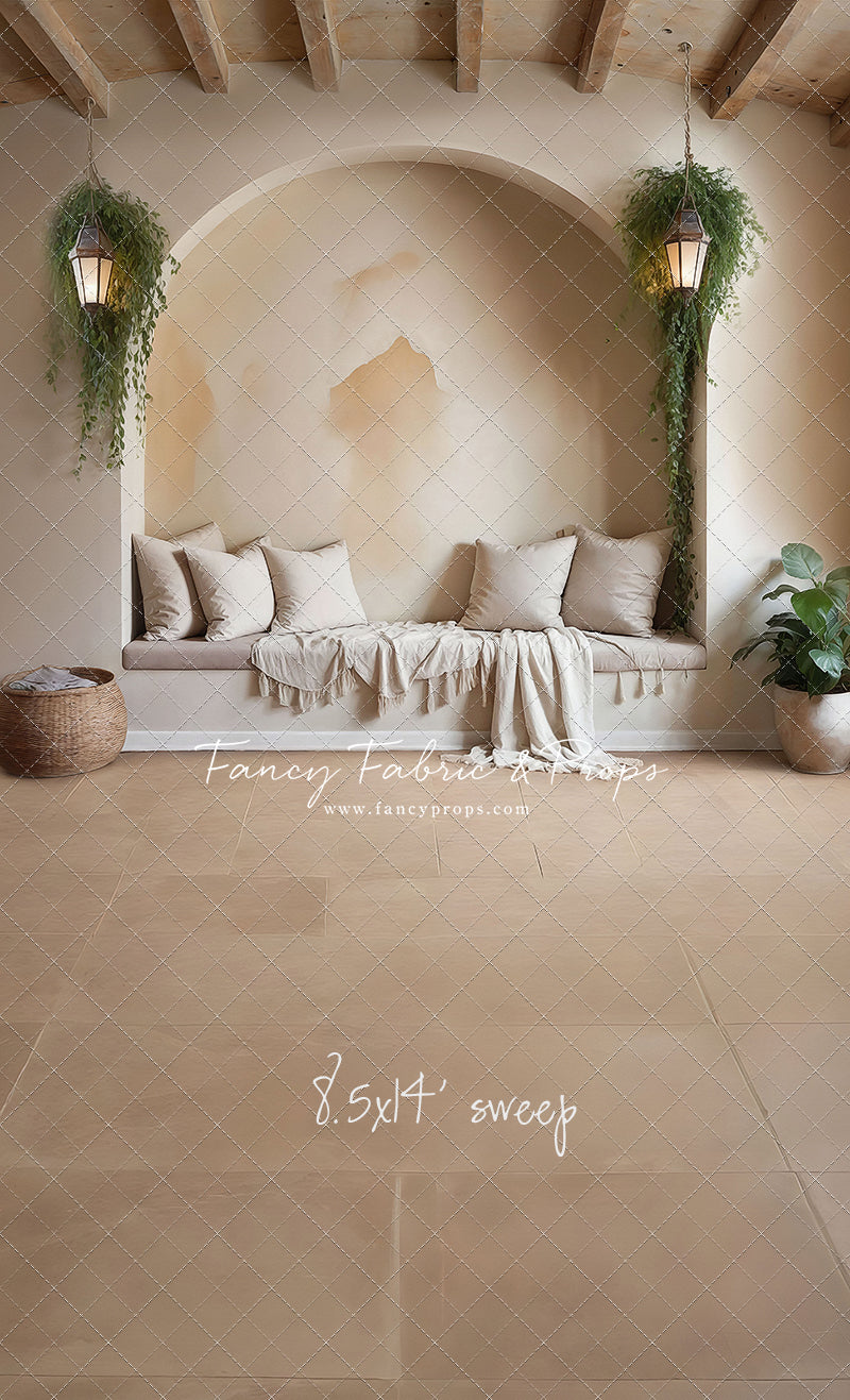 Warm Beige Comforts - Tile Floor - With Sweep Option