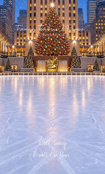 Wintertime Skating Rink - with Sweep Option