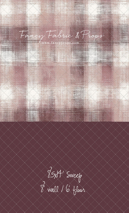 Woven Mauve - With Sweep Option