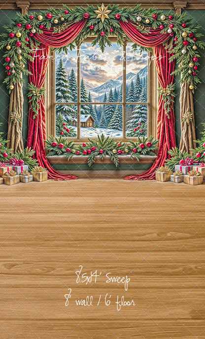 Yuletide Bloom View - with Sweep Option