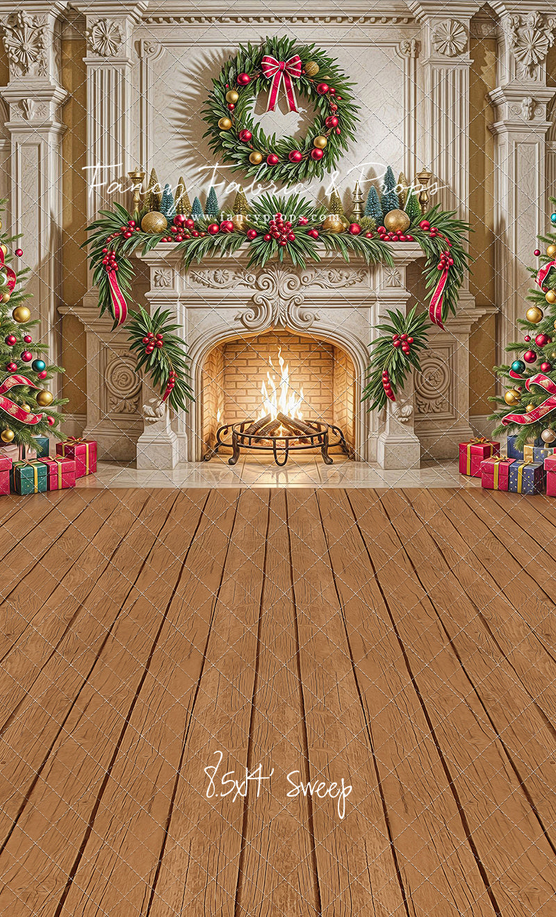 Yuletide Hearth - with Sweep Option