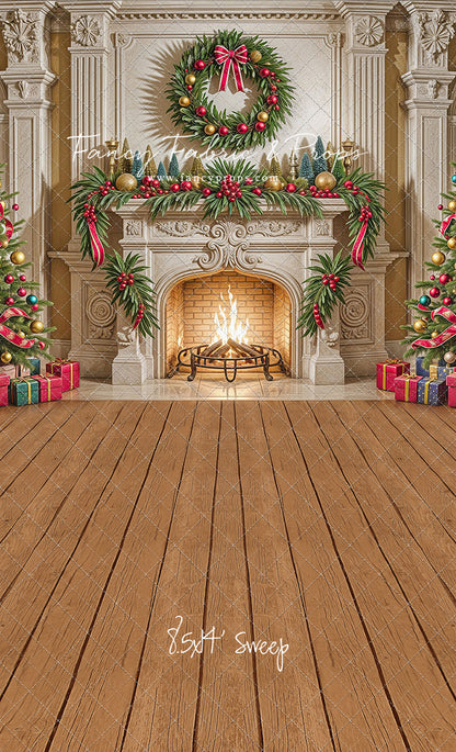 Yuletide Hearth - with Sweep Option