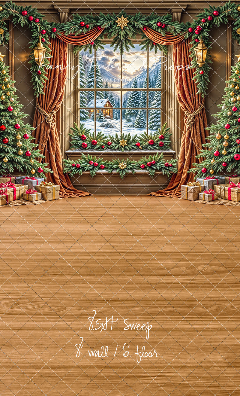 Frosted Pines & Presents - with Sweep Option