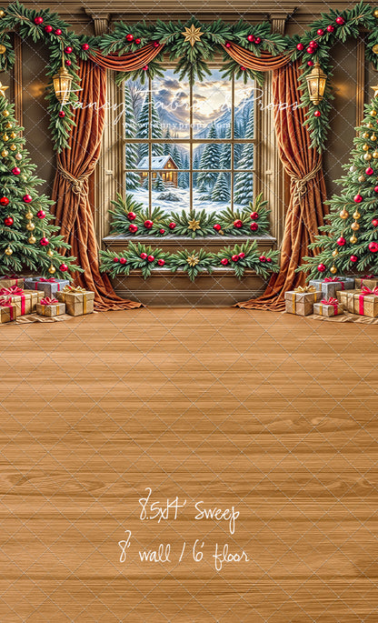 Frosted Pines & Presents - with Sweep Option