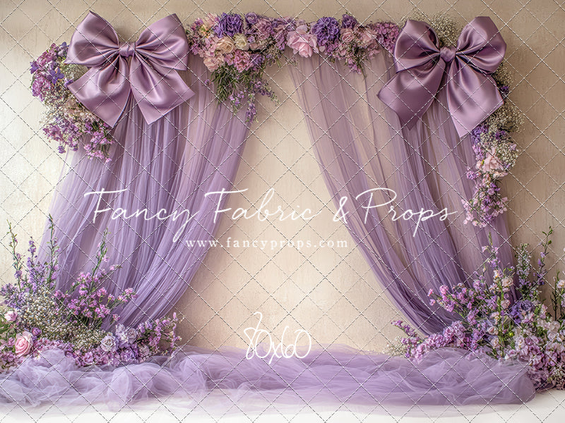 Amethyst Bow Blooms - With Sweep Option