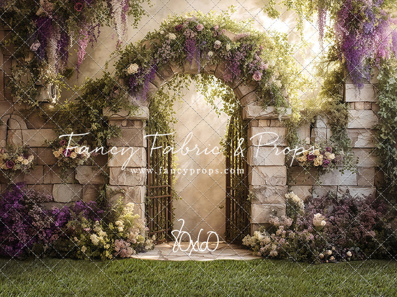 Amethyst Garden Gate - With Sweep Option