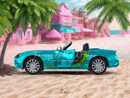 Beach Convertible -Teal Blue - With Sweep Option