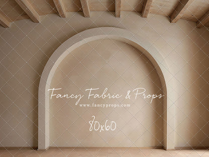 Beige Elegant Arch - Wood Floor - With Sweep Option