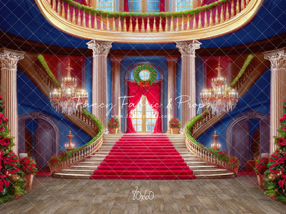 Belle's Royal Staircase -Wood Floor - With Sweep Option