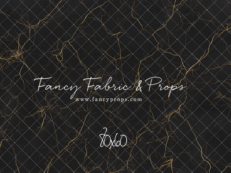 Black & Gold Marble - Floor