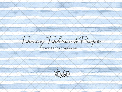 Blue Watercolor Stripes