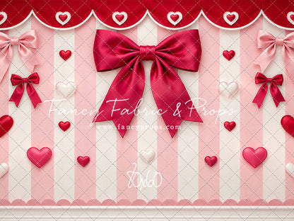 Bow Tied Valentine Wall - With Sweep Option