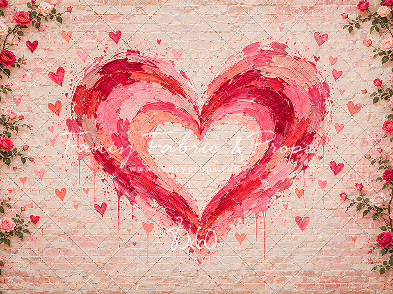 Brushstrokes of Love - With Sweep Option
