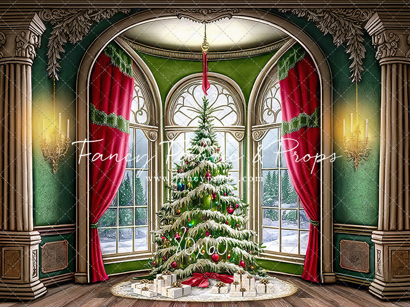 Cathedral Christmas - Wood Floor Option - with Sweep Option