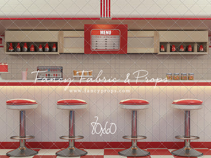Cherry Cream Diner - With Sweep Option